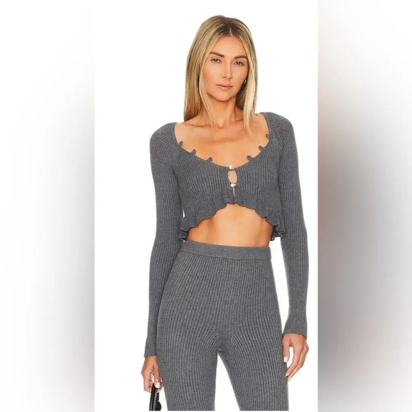 TWO PIECE MAJORELLE EDNA MICRO CARDIGAN AND KNIT PANTS  XS NWT - Picture 13 of 17